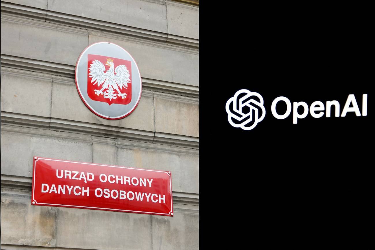 Logo OpenAI i UODO.