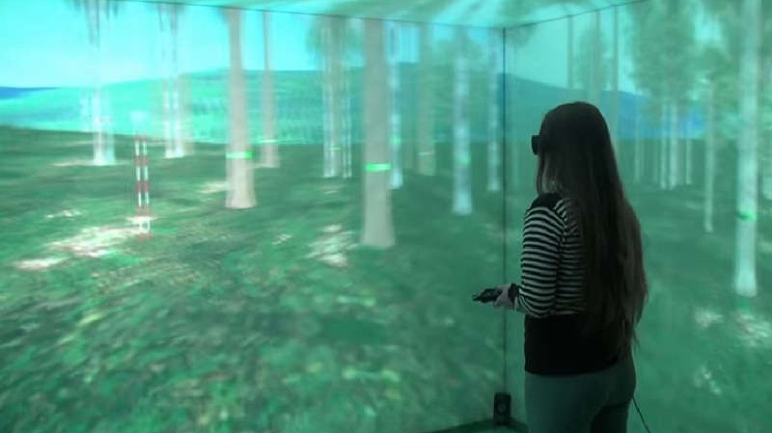 Przykładowa jaskinia z symulacją 3D. Taki obiekt powstał na Politechnice Gdańskiej