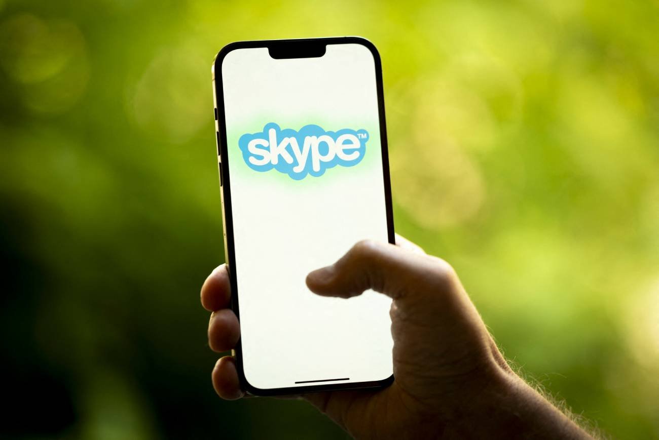 Skype na telefonie.