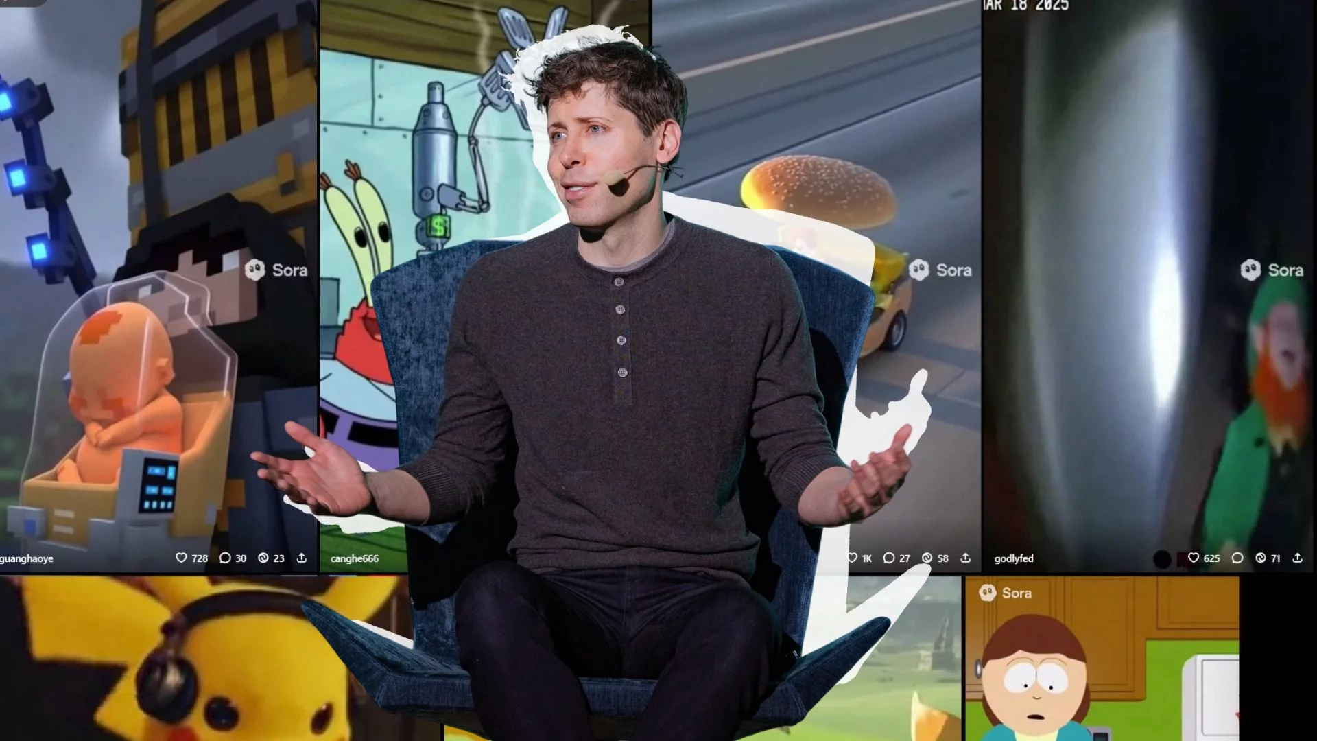 Generatywny model Sora 2 nie przejmuje się prawami autorskimi. Tworzy kontrowersyjne materiały bez wahania.