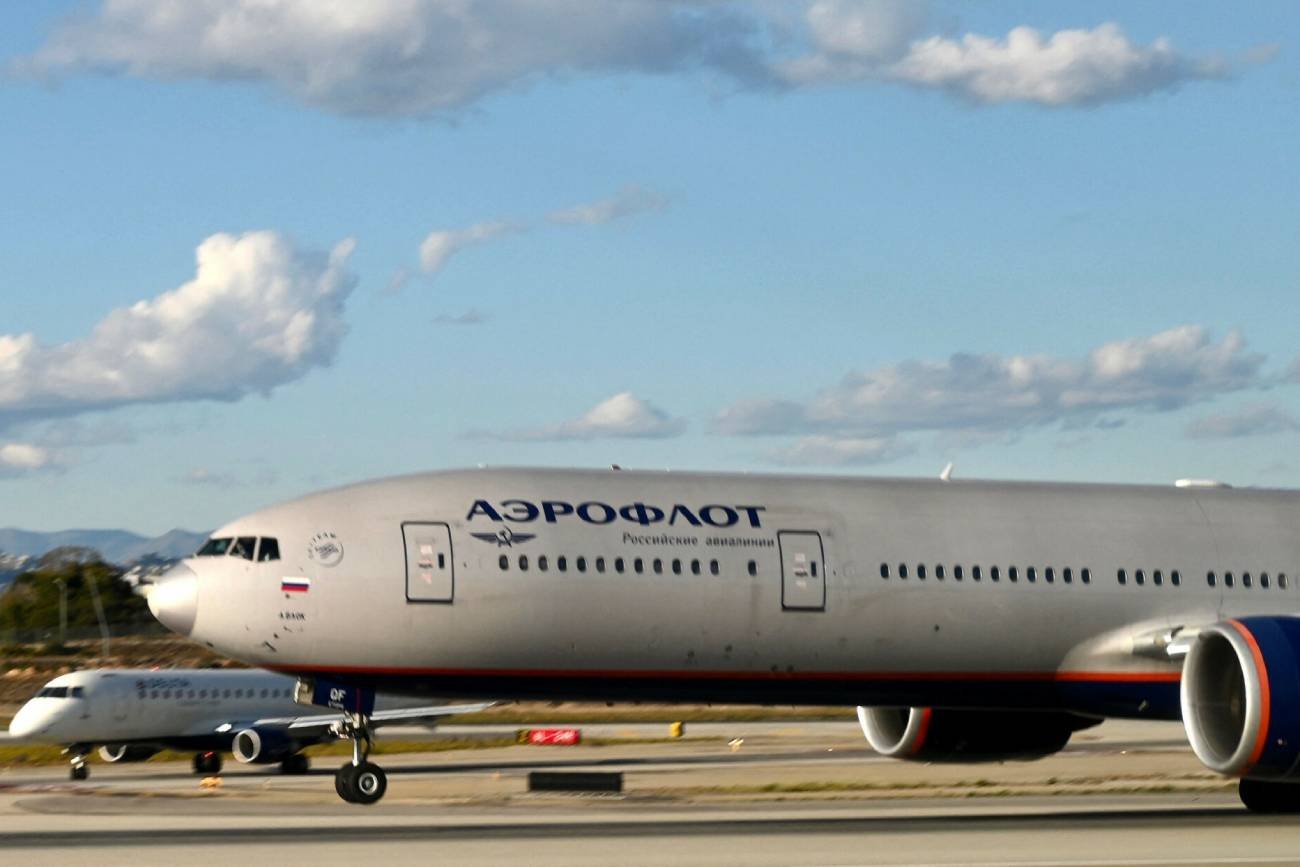 Samolot Aerofłot.
