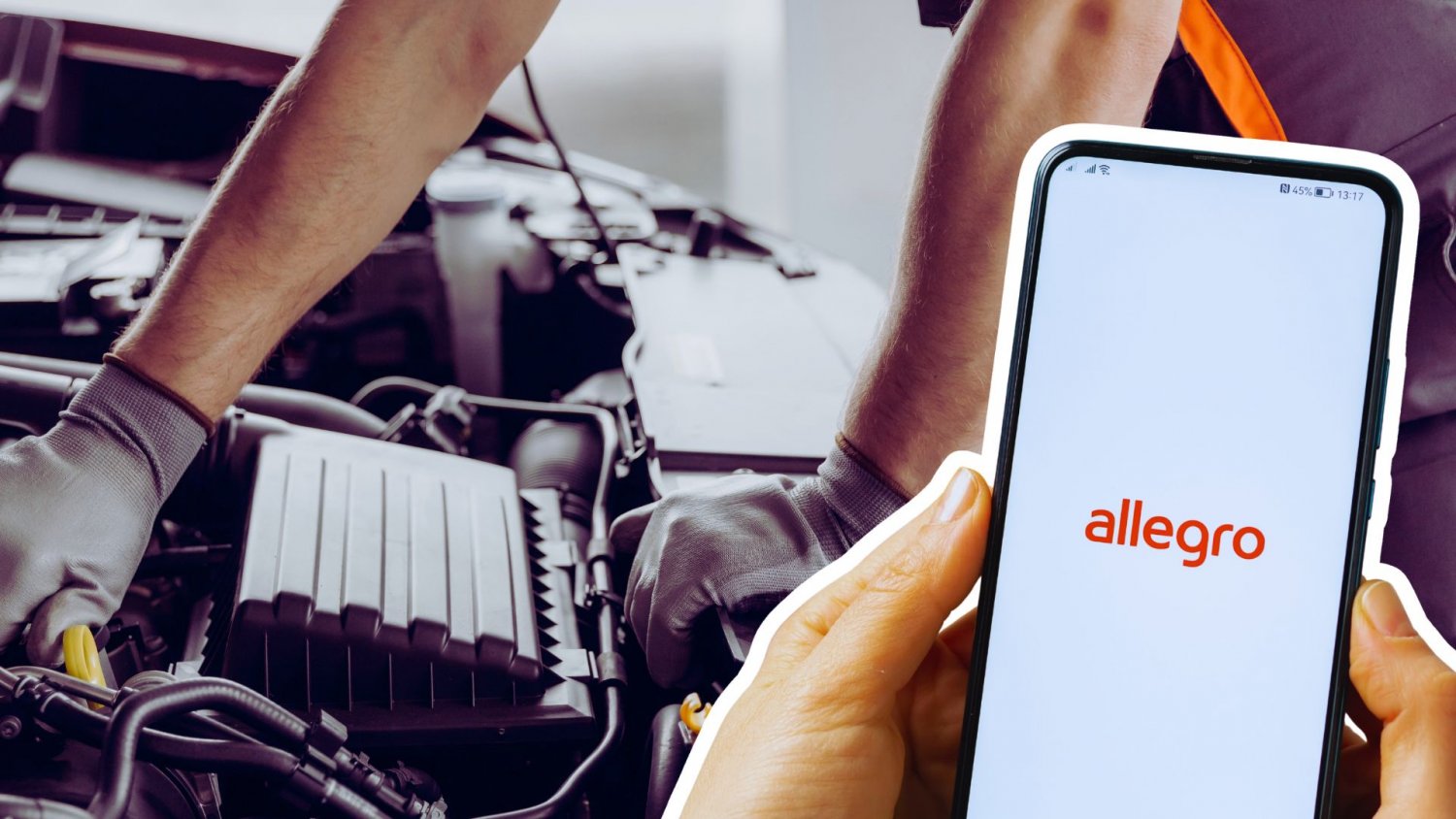 Allegro z nową funkcją szukania części po numerze VIN. Opcja hula i jest super