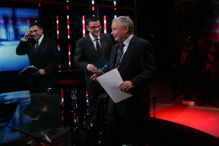 Były czasy... kiedy Jarosław Kaczyński bywał gościem na antenie TVN.