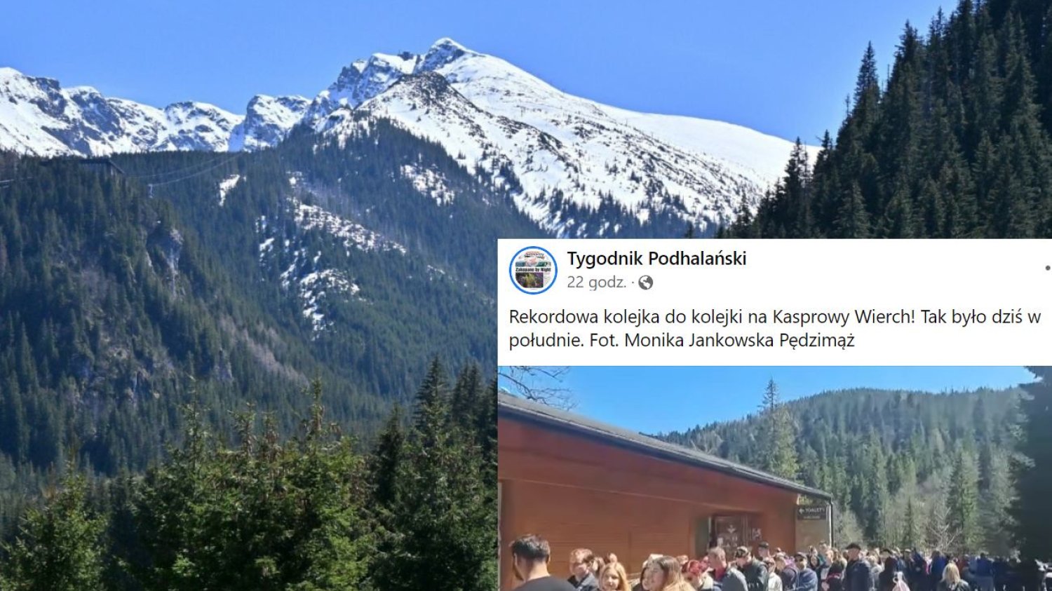 Kolejka w Zakopanem.
