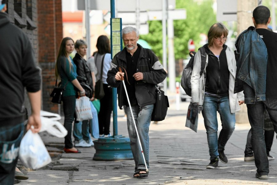 Laska Łukasza Kolmana ma szanse poprawić los osób niewidomych.