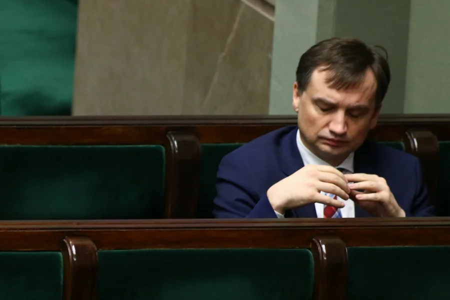 Minister sprawiedliwości Zbigniew Ziobro, na razie wielki przegrany batalii o reformę sądownictwa.