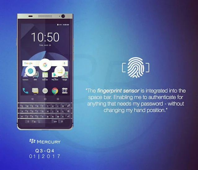Blackberry Mercury.