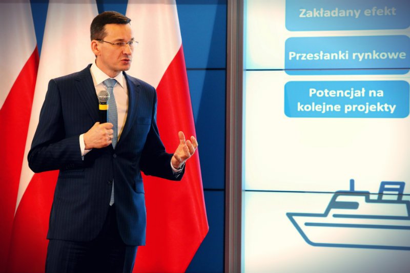 Mateusz Morawiecki podczas prezentacji planu odpowiedzialnego rozwoju