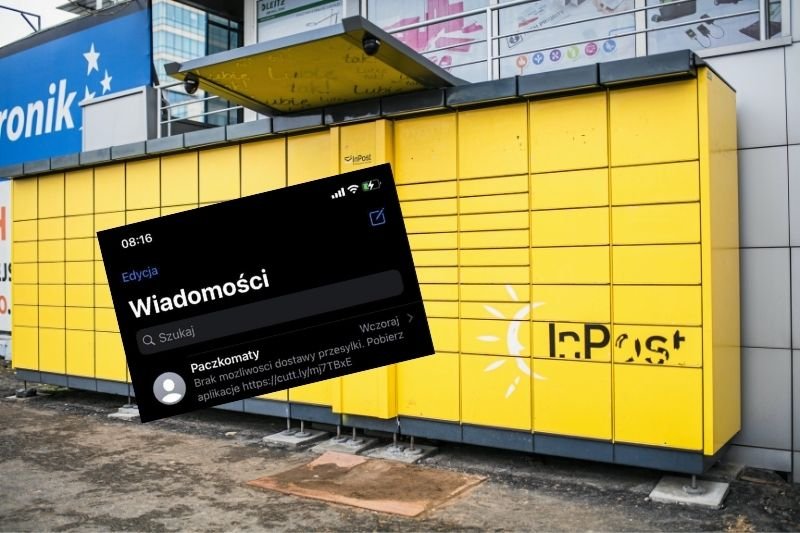 Oszuści podszywają się pod popularne Paczkomaty InPost.