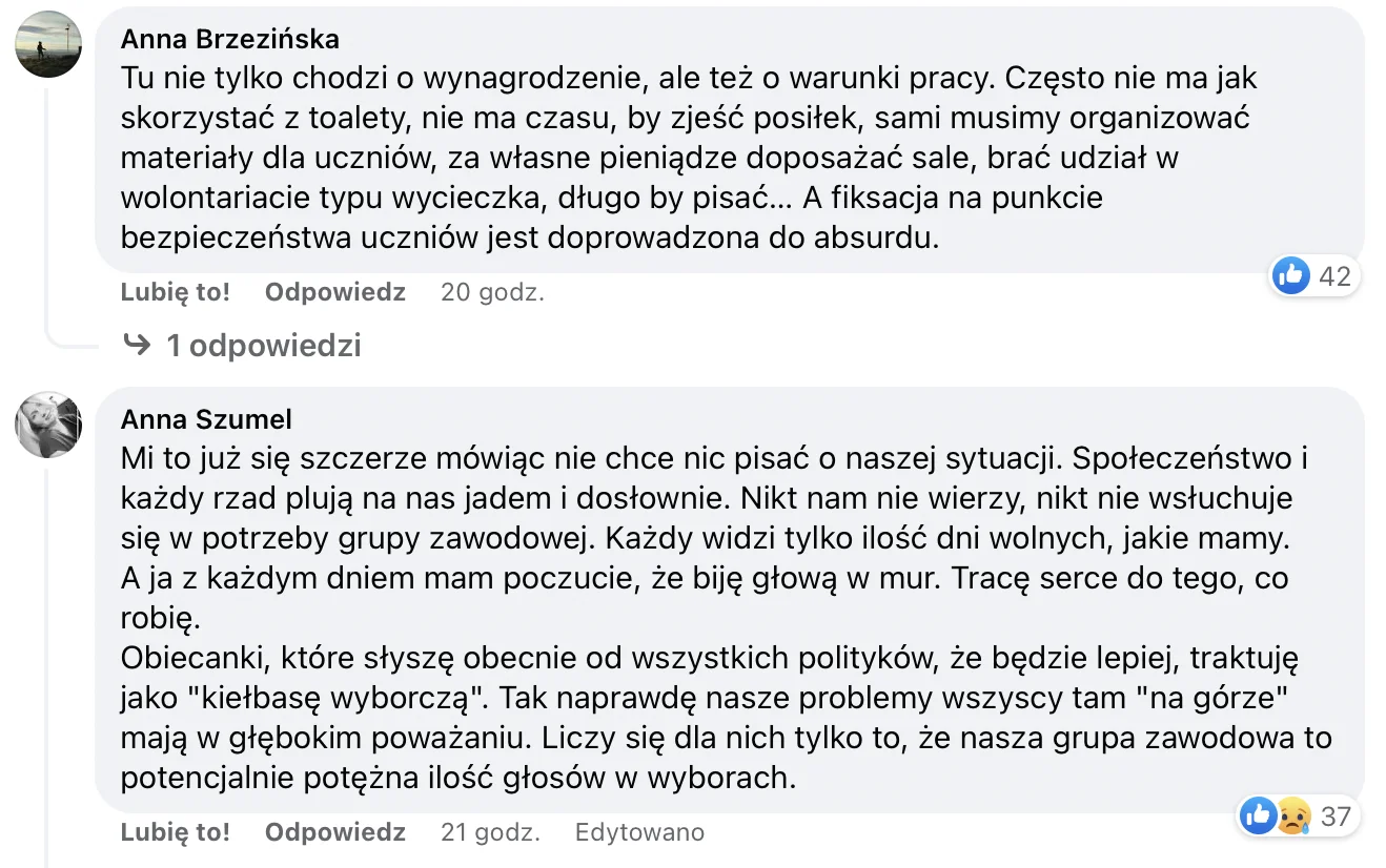 nauczyciele opinie z sieci 