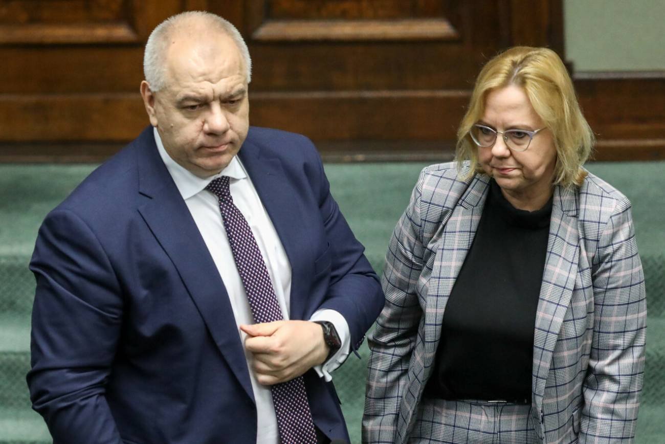 n/z: Anna Moskwa, Jacek Sasin