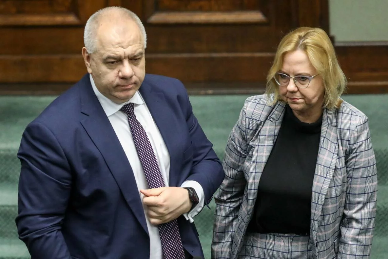 n/z: Anna Moskwa, Jacek Sasin