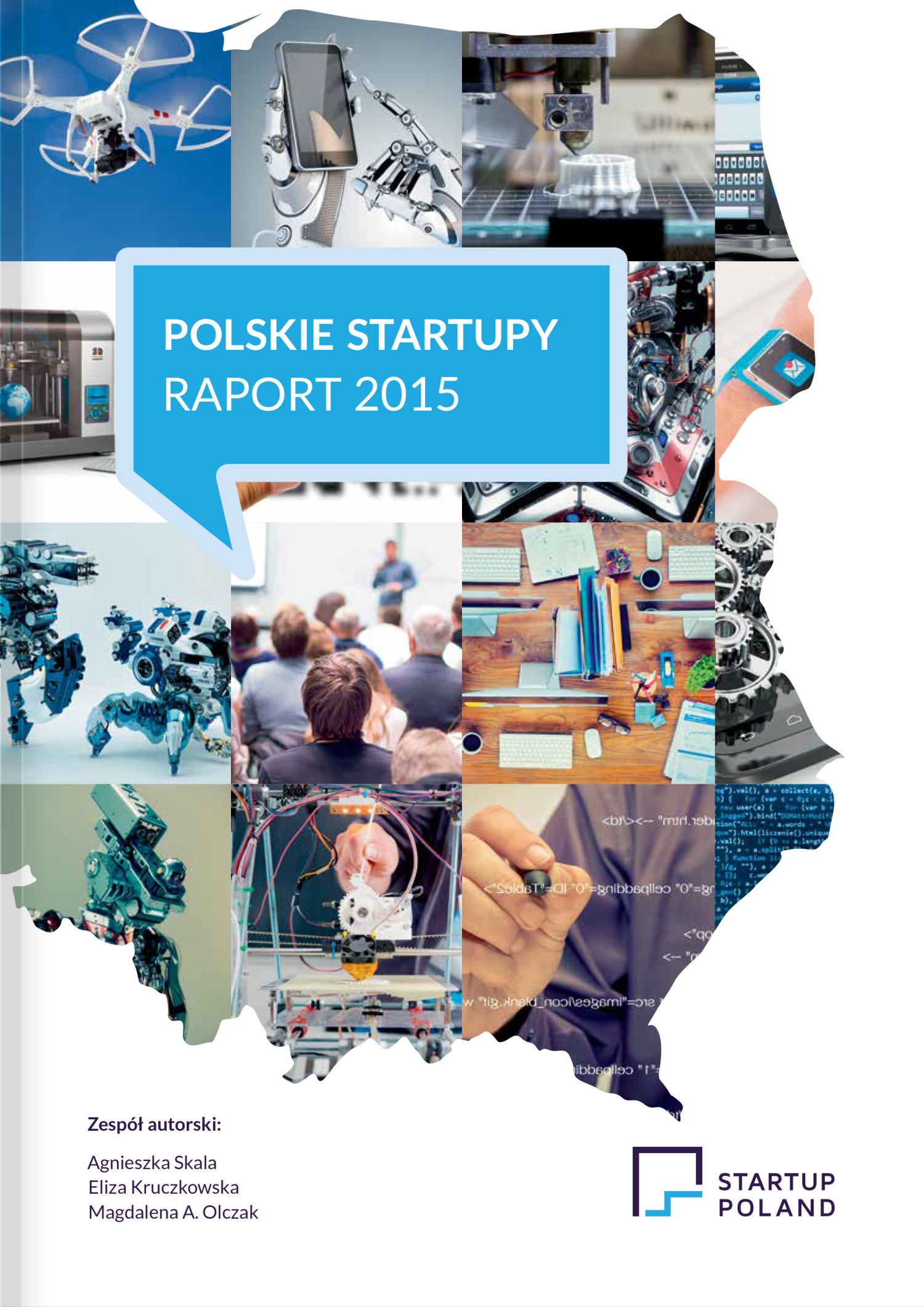 Okładka raportu Polskie Startupy 2015