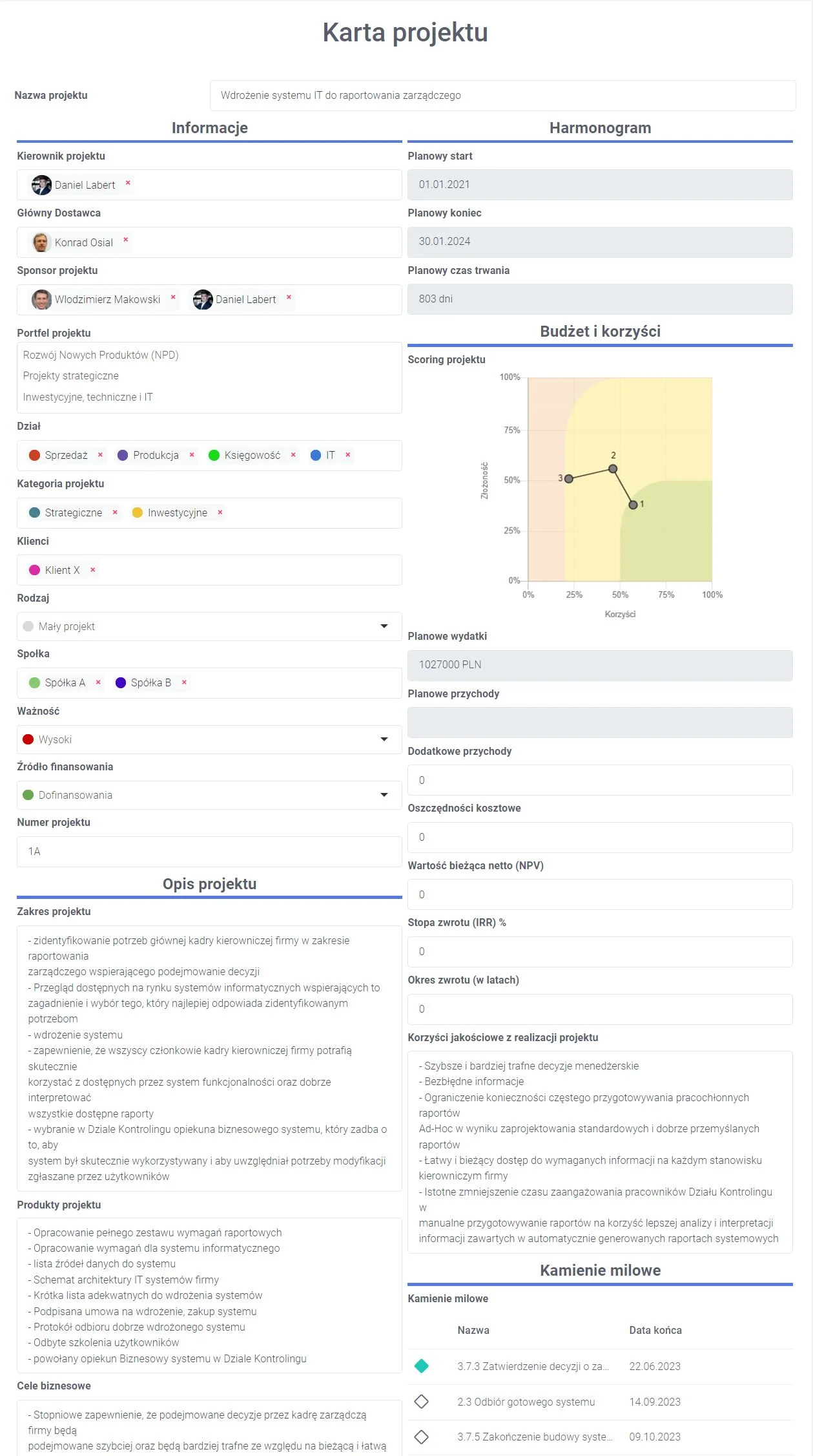 Karta Projektu FlexiProject