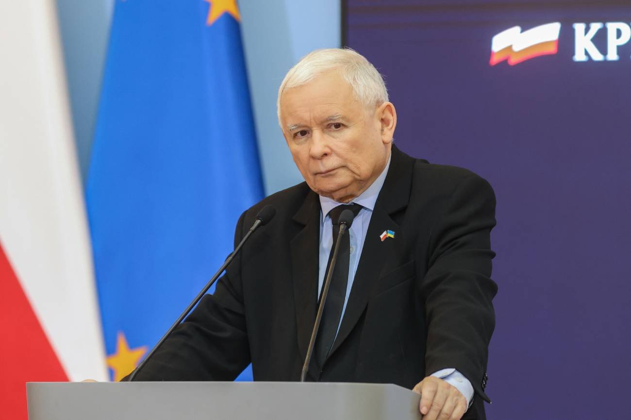 Prezes PiS Jarosław Kaczyński
