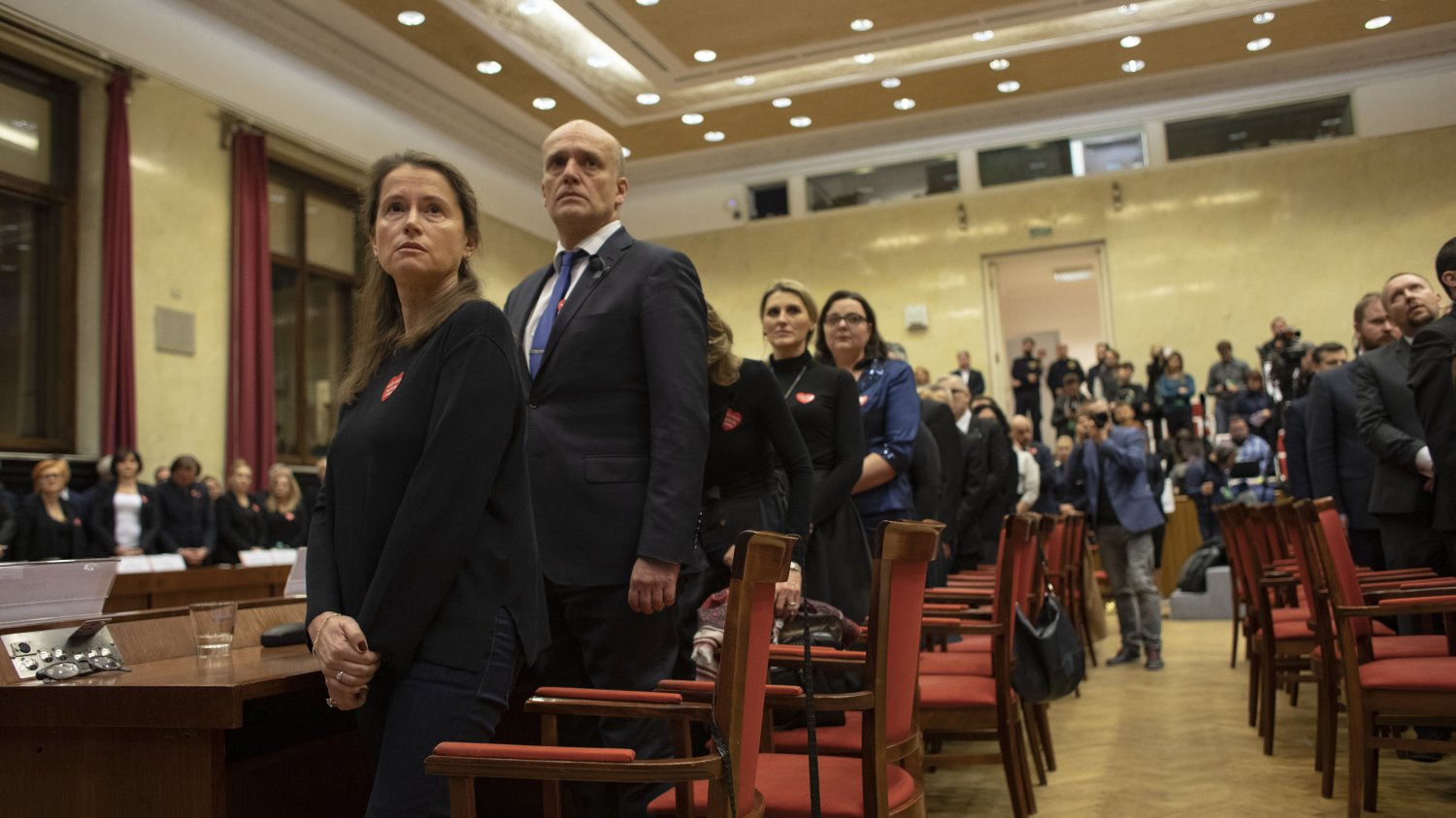 Monika Jaruzelska podczas sesji Rady Warszawy