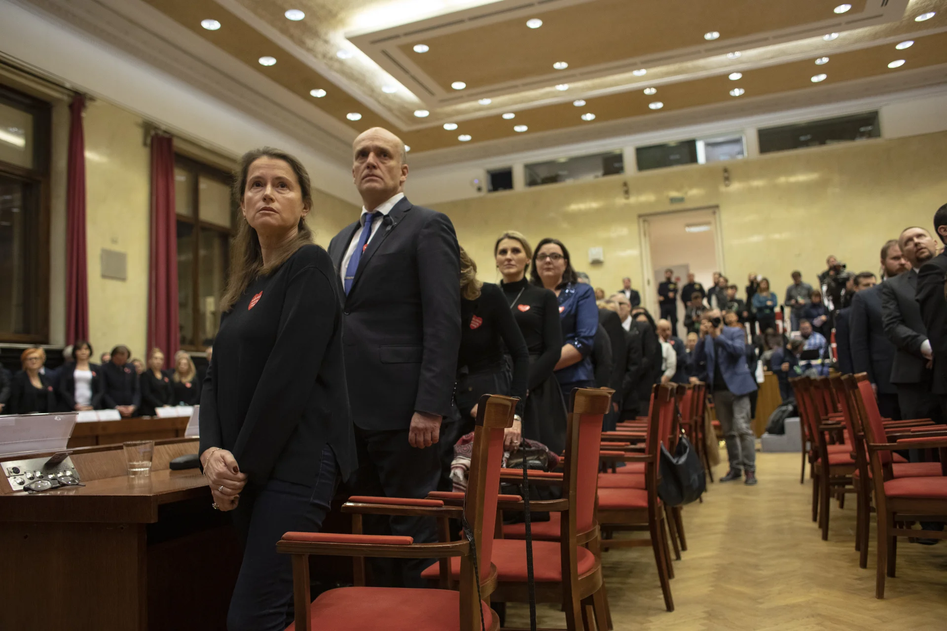 Monika Jaruzelska podczas sesji Rady Warszawy