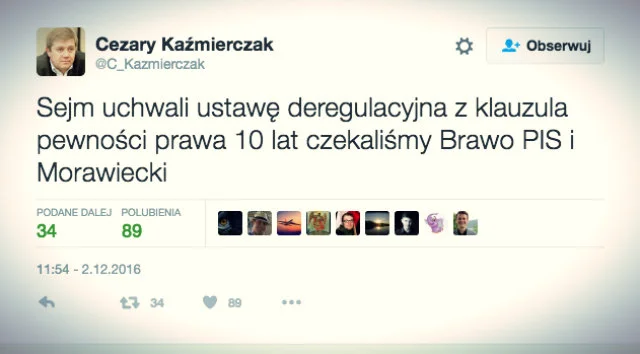 Prezes ZPP nie ukrywa entuzjazmu wobec zapowiedzi wprowadzenia klauzuli pewności prawa