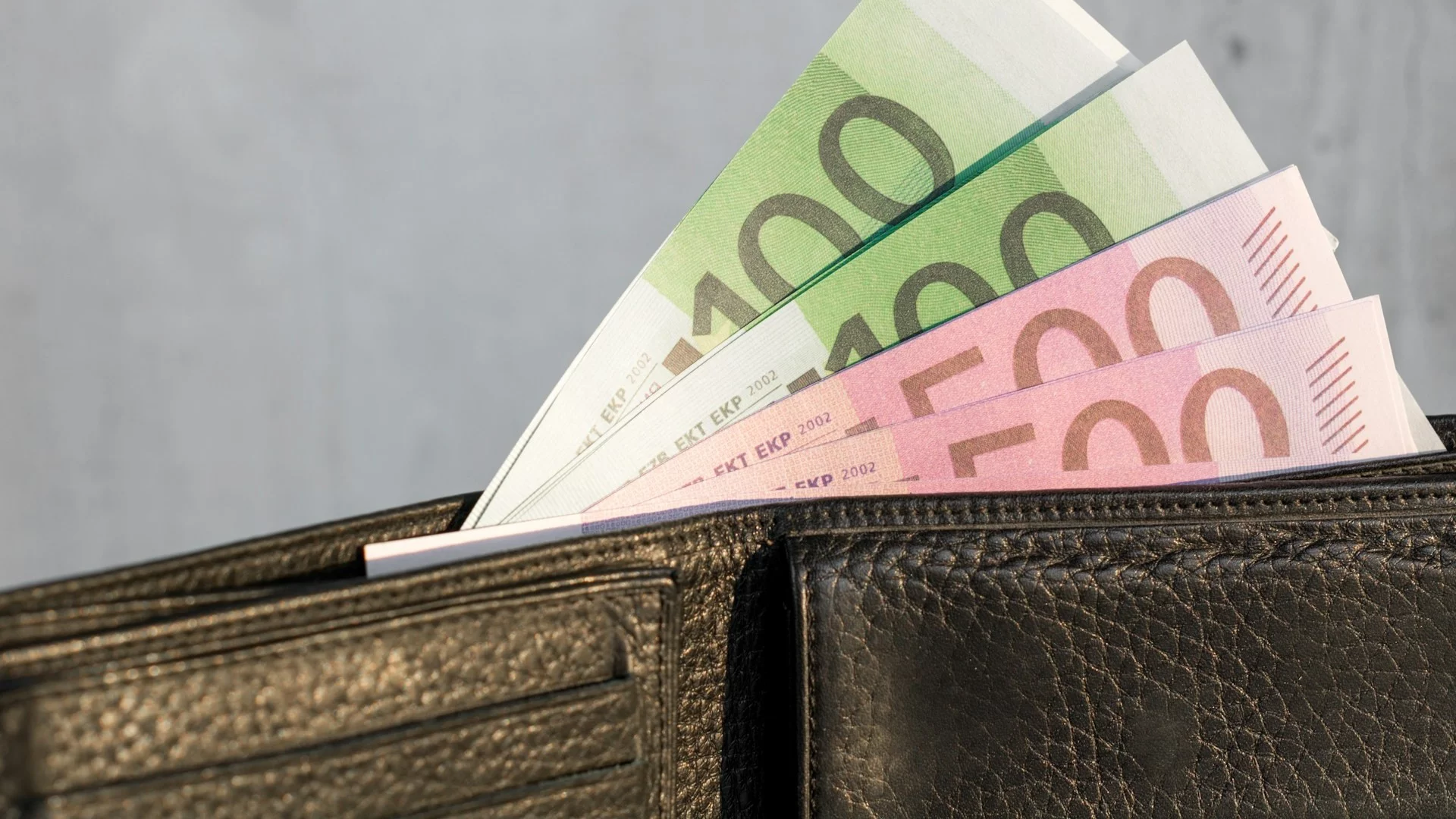 Portfel z banknotami euro w środku. Niemcy mają dość, że zasiłki trafiają do oszustów.