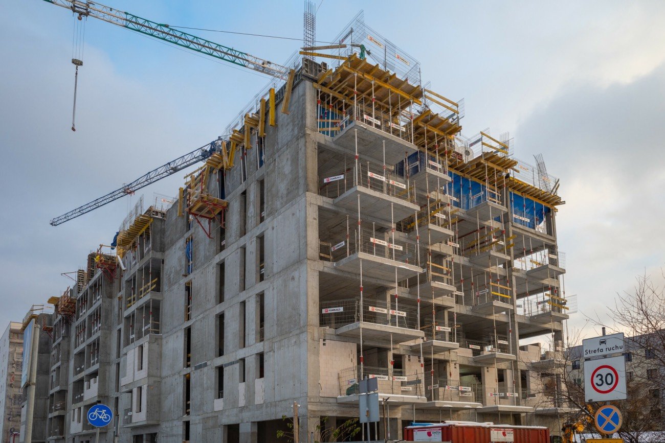 Budowa bloku mieszkalnego