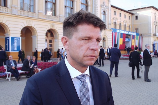 Ryszard Petru, lider partii .Nowoczesna.