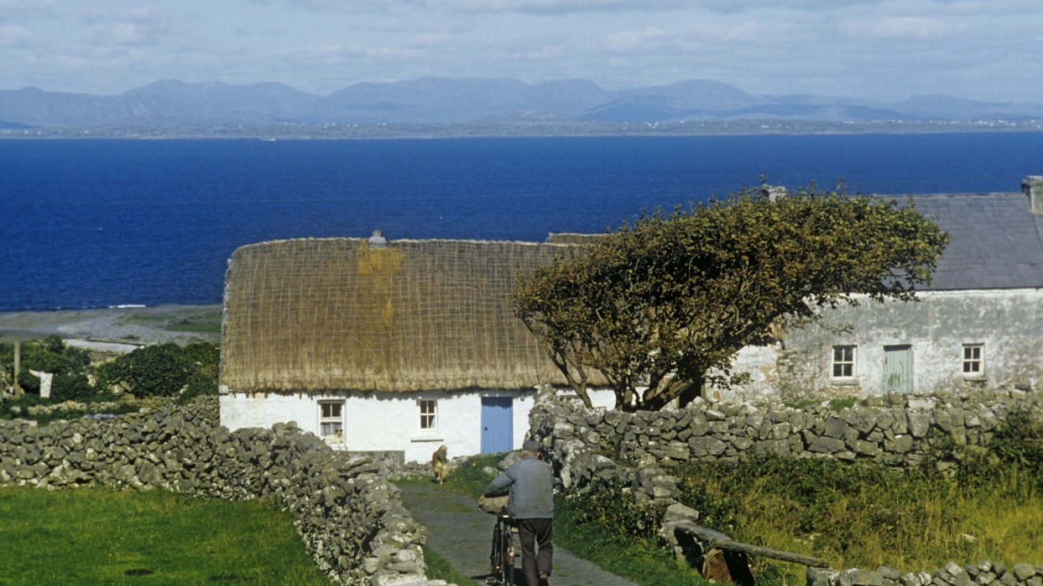 Dom na wyspie Inishmore w Irlandii.