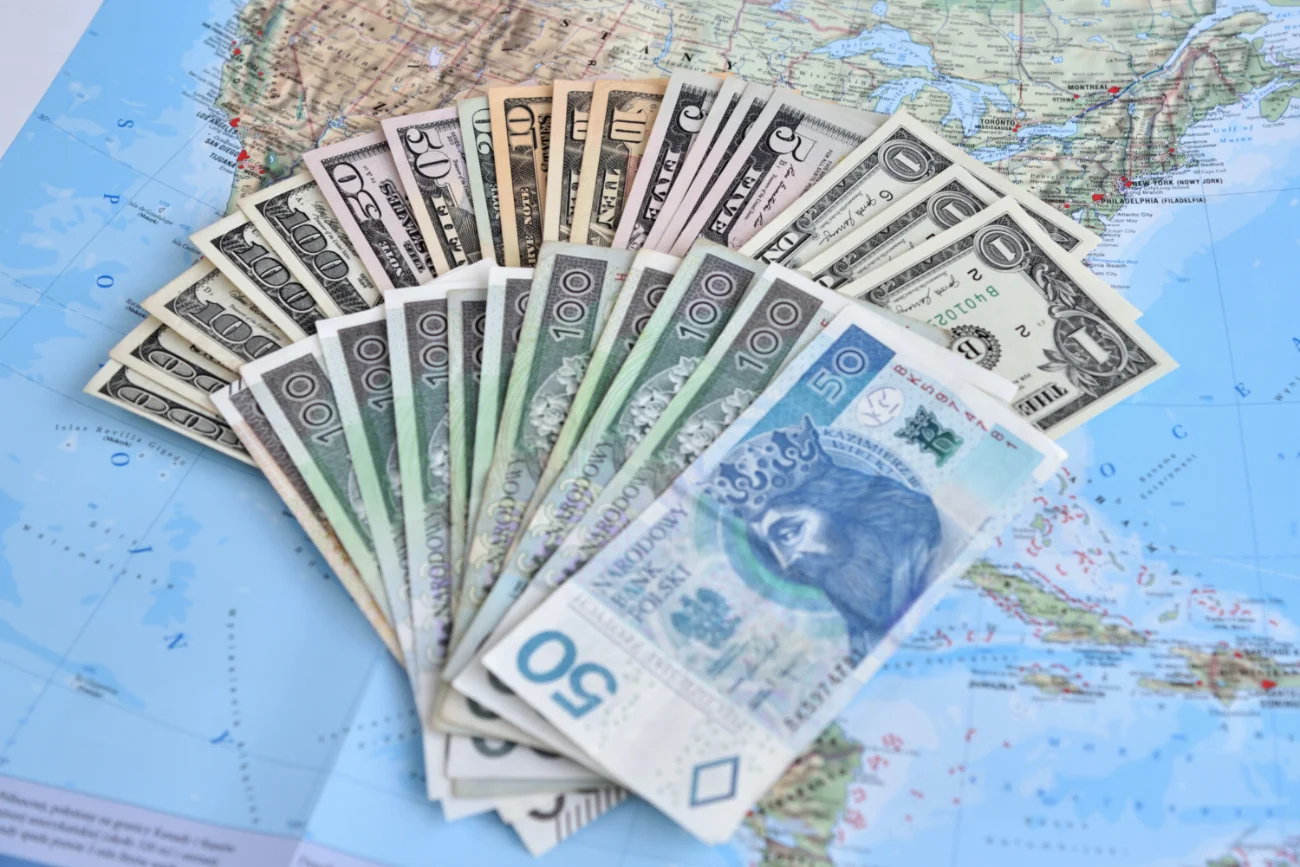 Złoty i dolar