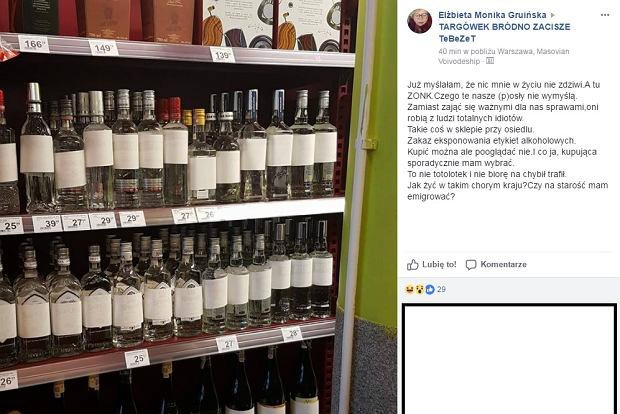 Właściciel sklepu najprawdopodobniej zbyt gorliwie potraktował nowe przepsisy