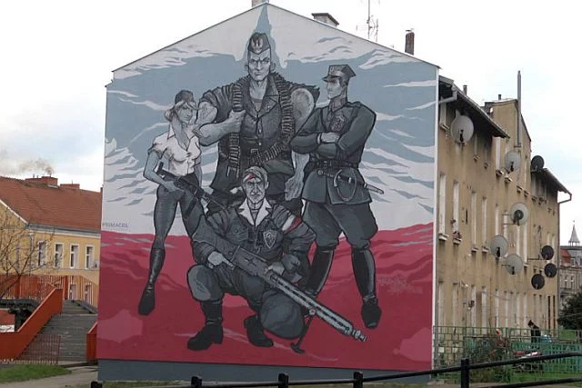 W Gdańsku-Oruni powstał mural poświęcony żołnierzom wykletym. Jest efektem konkursu ogłoszonego przez Gdański Zarząd Nieruchomości Komunalnych.
