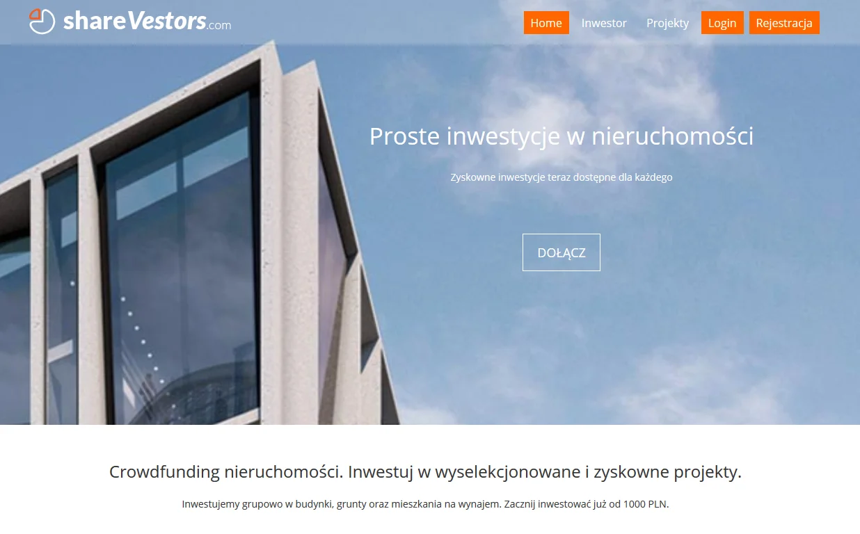 Crowdfunding nieruchomości w Polsce.