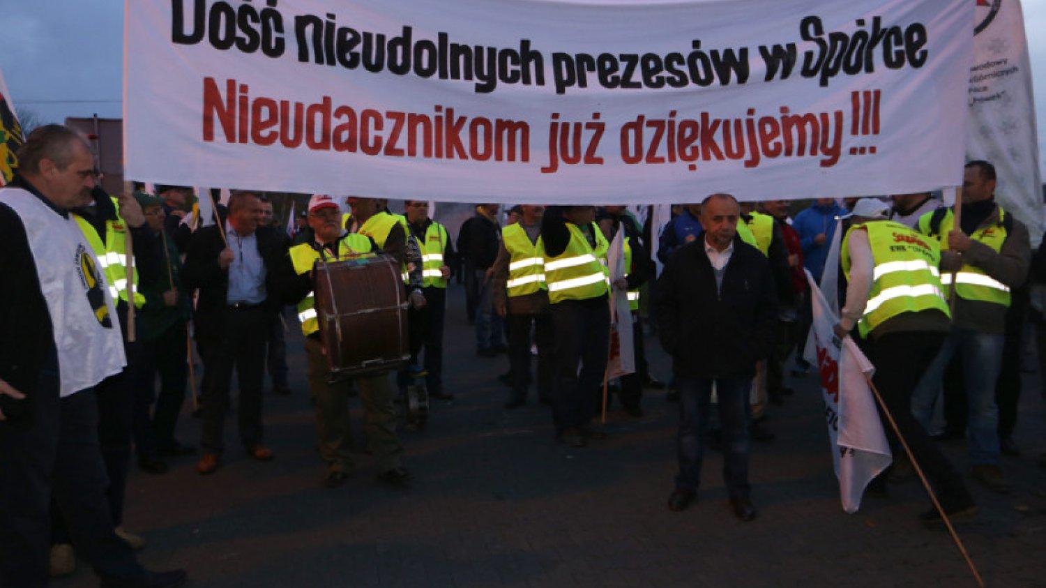 Związkowcy nadal żądają odejście prezesa JSW.