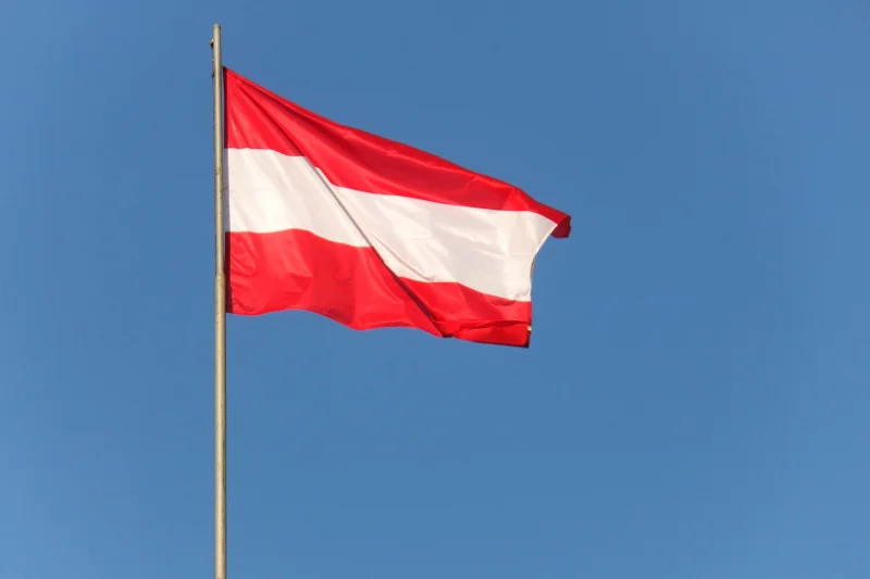 Flaga Austrii.