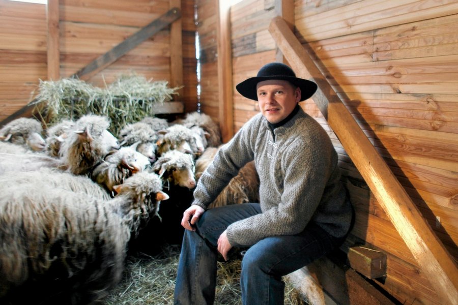 Bacxa Robert Jagus, dzięki któremu znów zaczęto wypasać owce w okolicach Szczyrku.