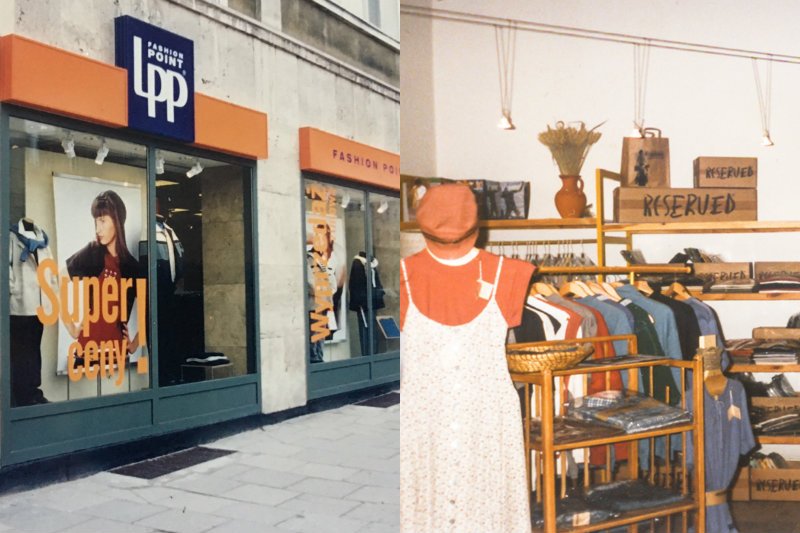 Pierwsze sklepy LPP w Gdańsku i Sopocie na początku lat 2000. Ewolucja, jaką przeszły, jest gigantyczna