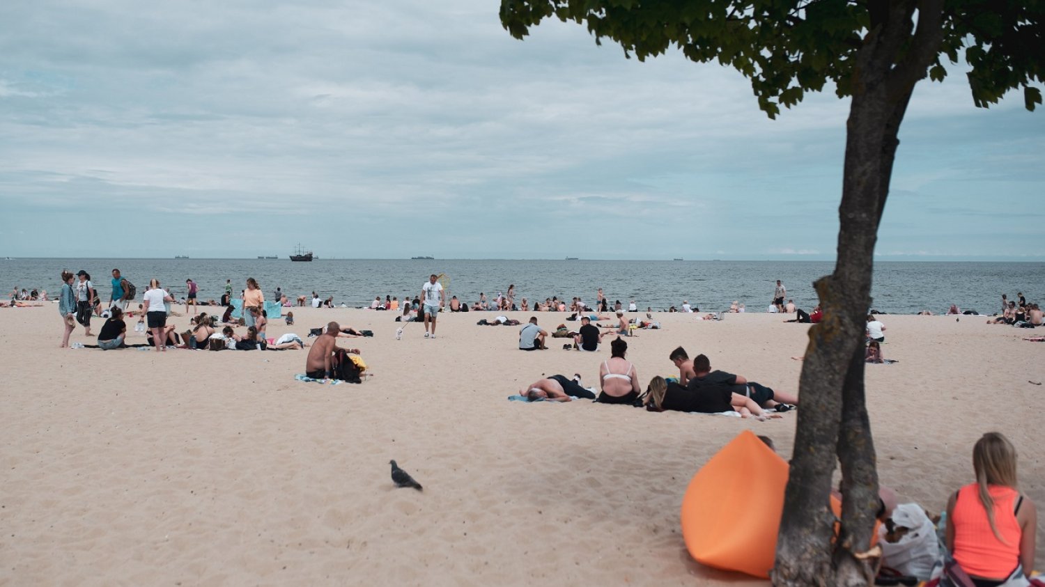 Plaża w Sopocie.