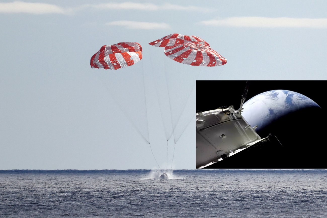 Kapsuła Orion wróciła na Ziemię