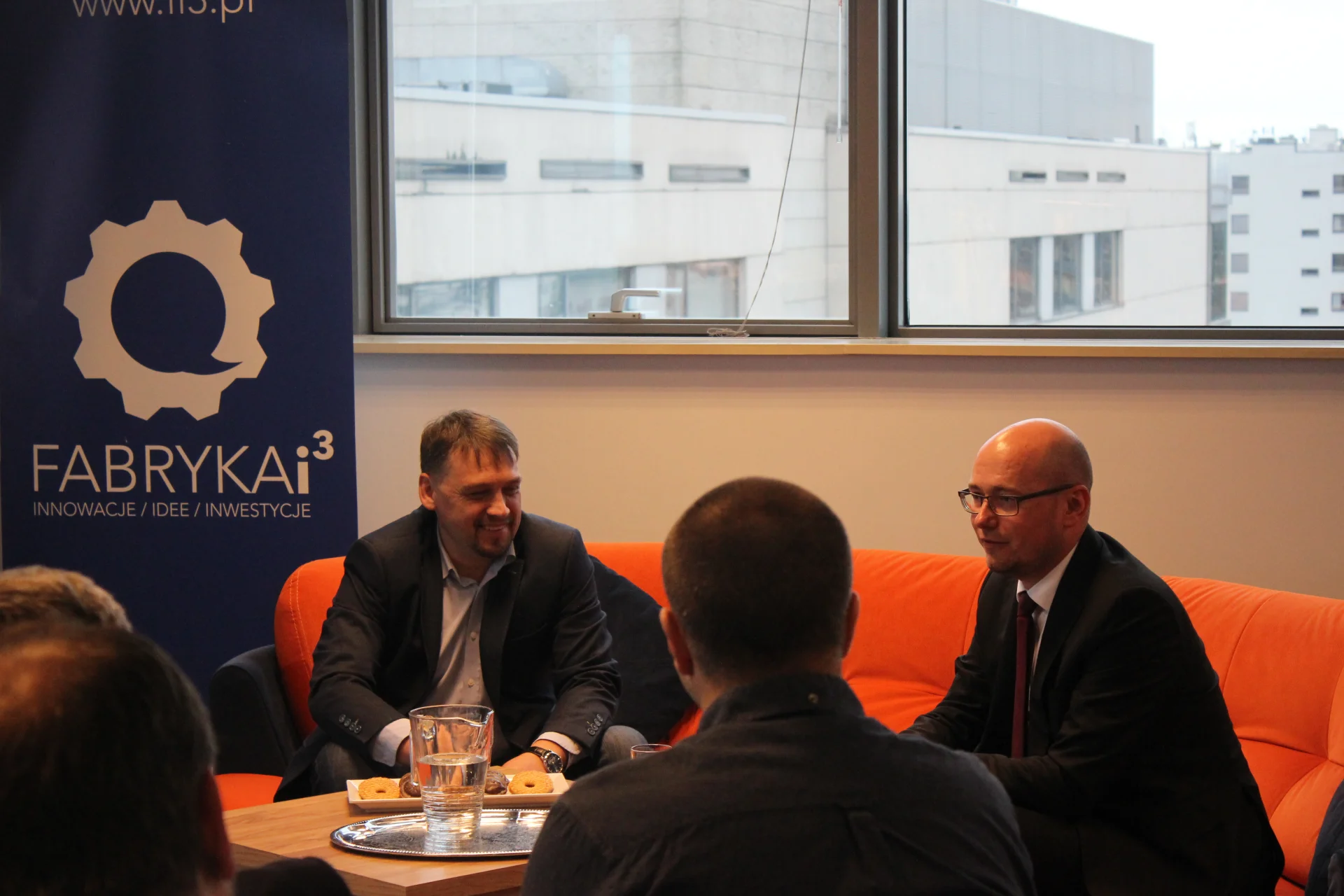 Bartosz Radziszewski i Patrycjusz Szczęś, spotkanie Klubu Dyrektorów Finansowych "Dialog" www.businessdialog.pl  w Fabryce i3