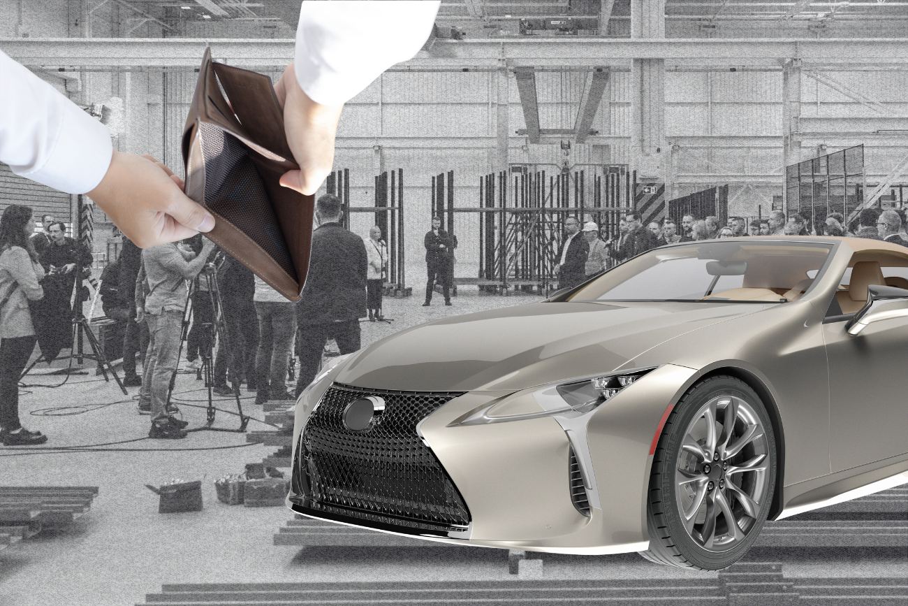 Luksusowy Lexus na sprzedaż i ludzie bez pracy. Co się dzieje w Eko-Oknach?