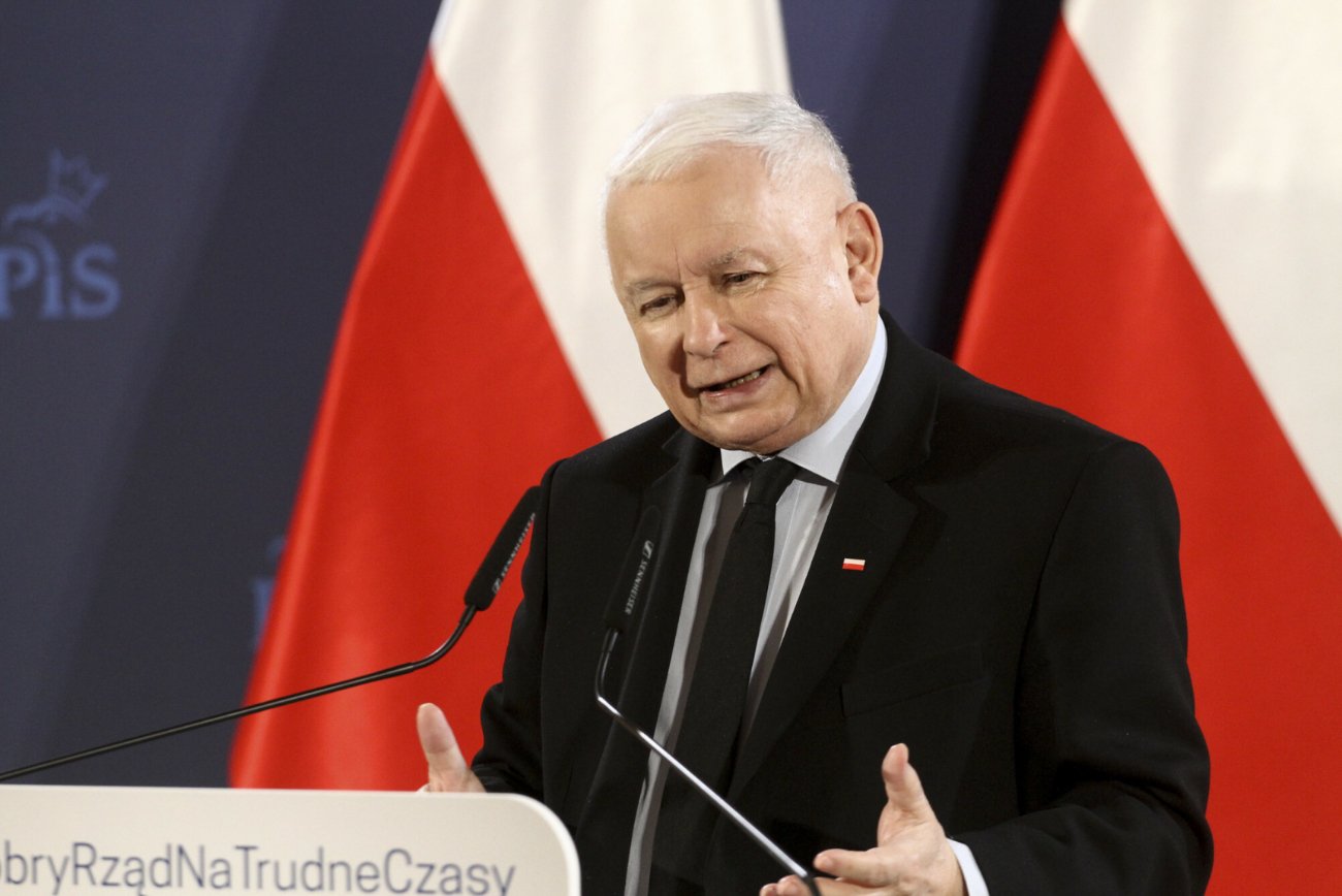 Prezes PiS Jarosław Kaczyński