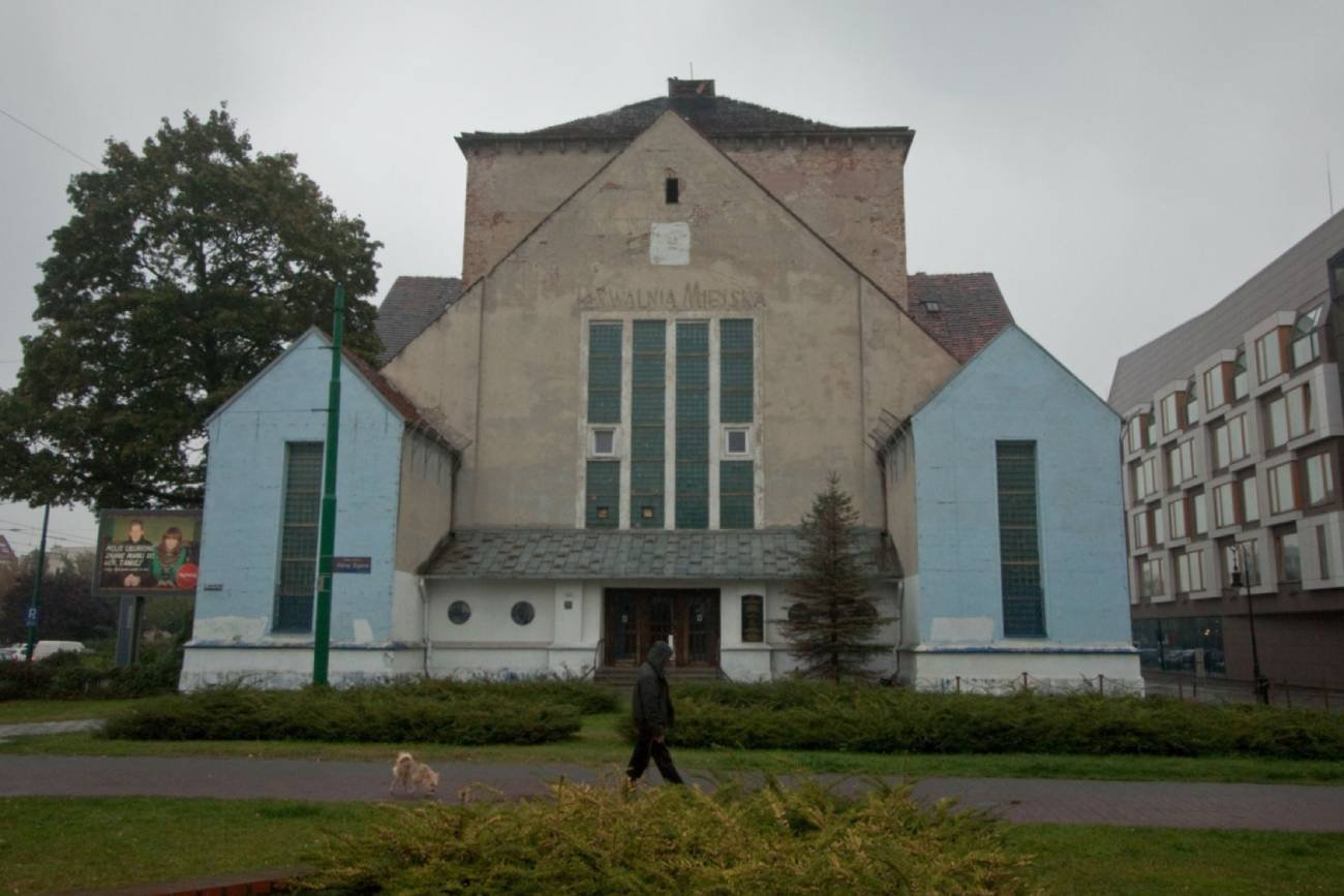 Synagoga w Poznaniu - zniszczony budynek