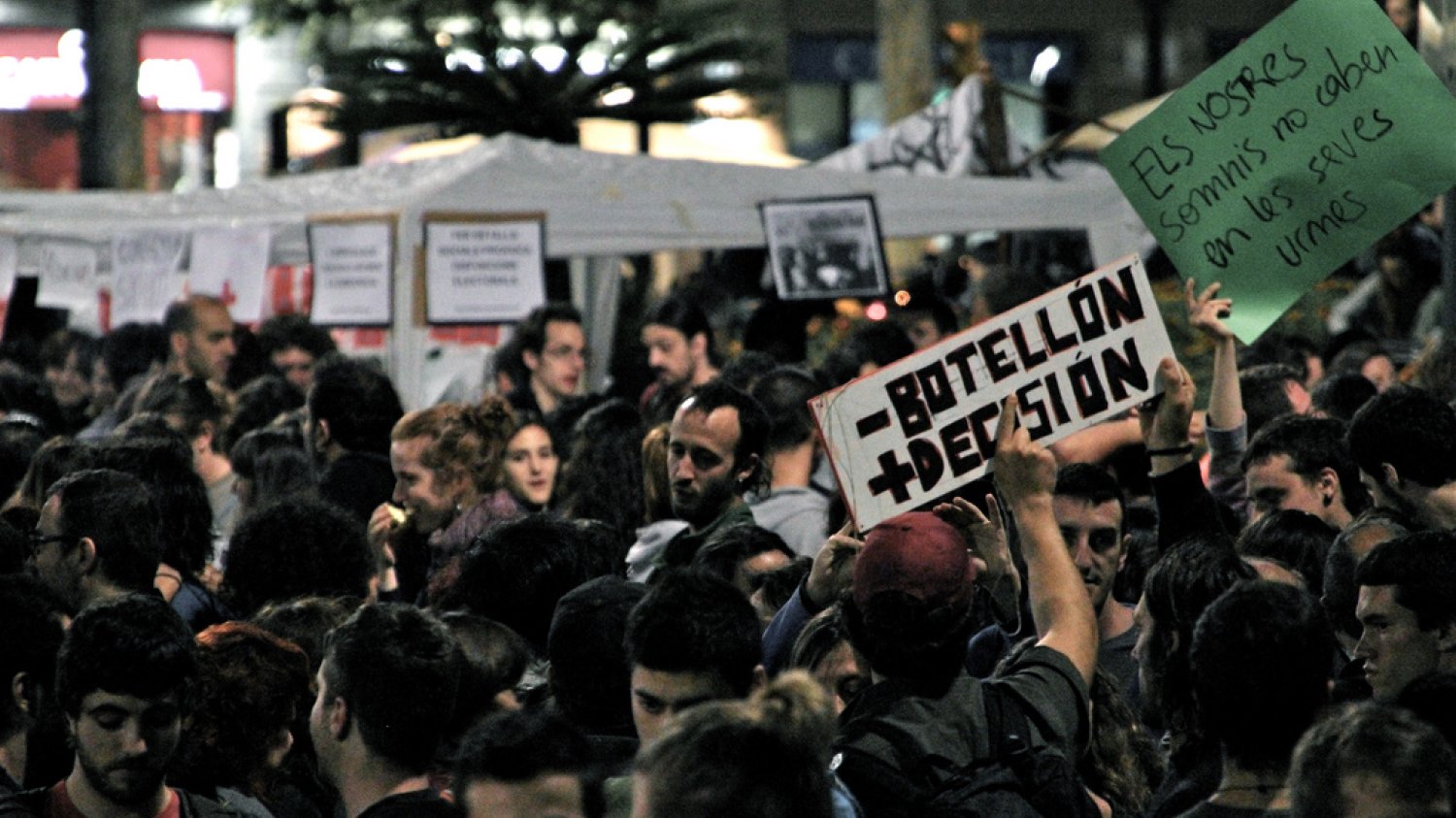 Sytuacja młodych bezrobotnych w krajach UE prowadzi do licznych protestów, takich jak ten w 2011 w Hiszpanii