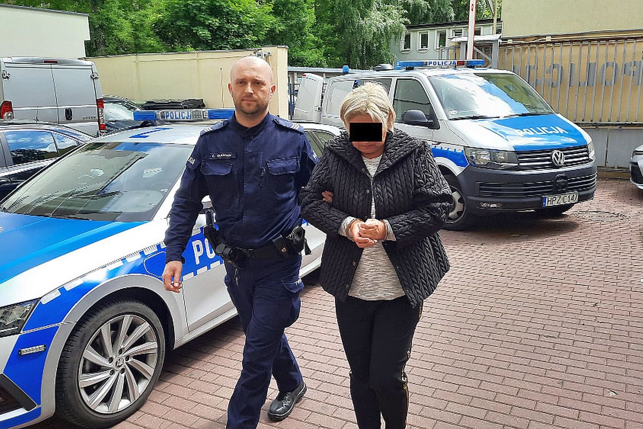 Oszustka została szybko zatrzymana przez policjantów