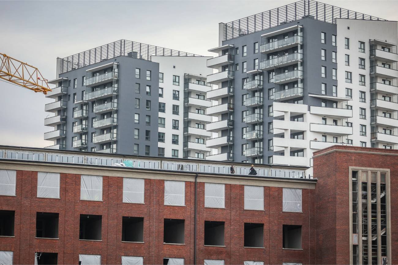 budowa bloku mieszkalnego