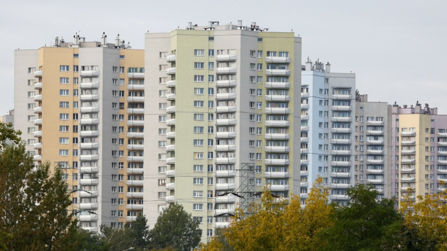 Blok mieszkalny w Katowicach.