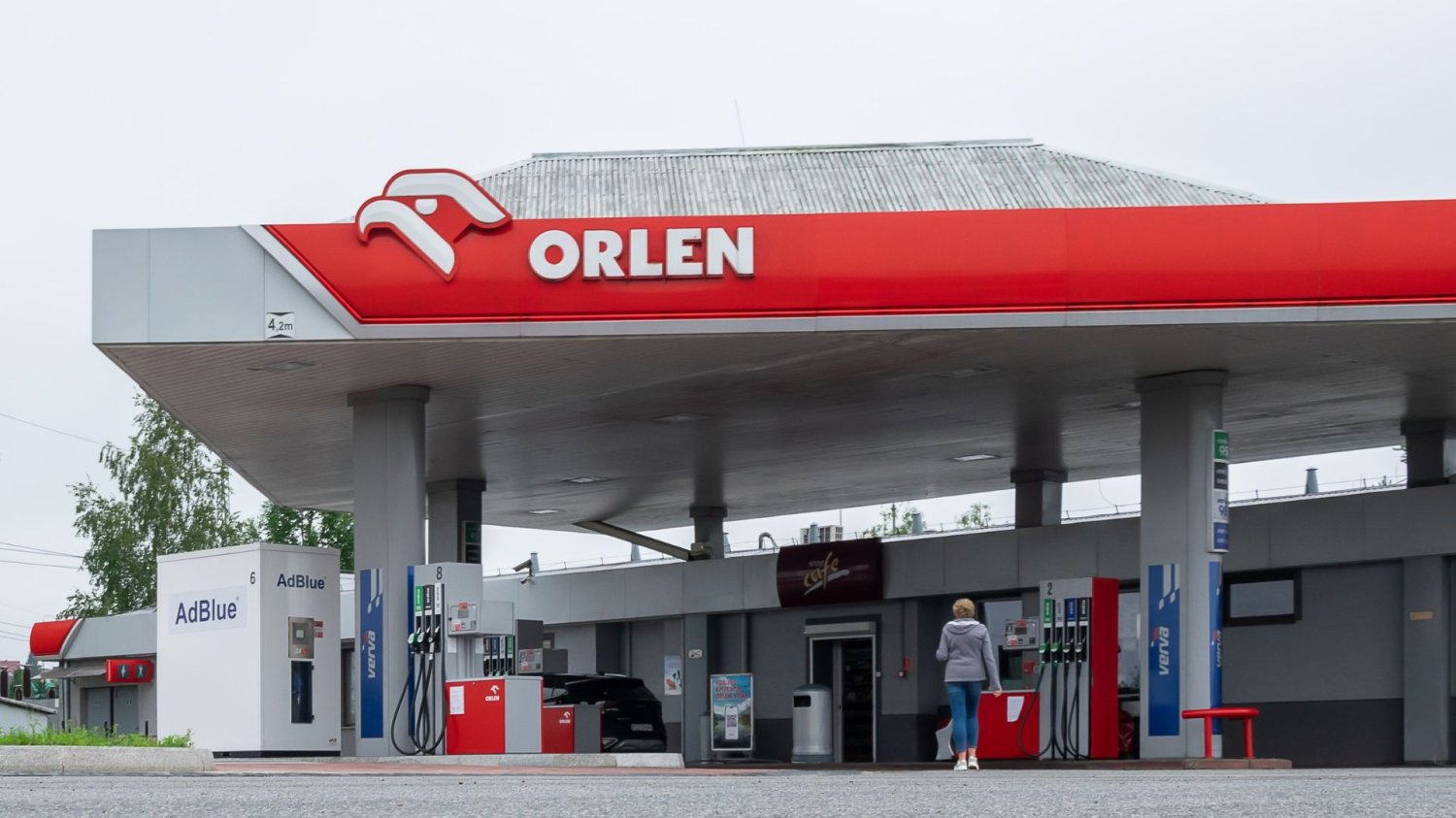 Stacja paliw Orlen.