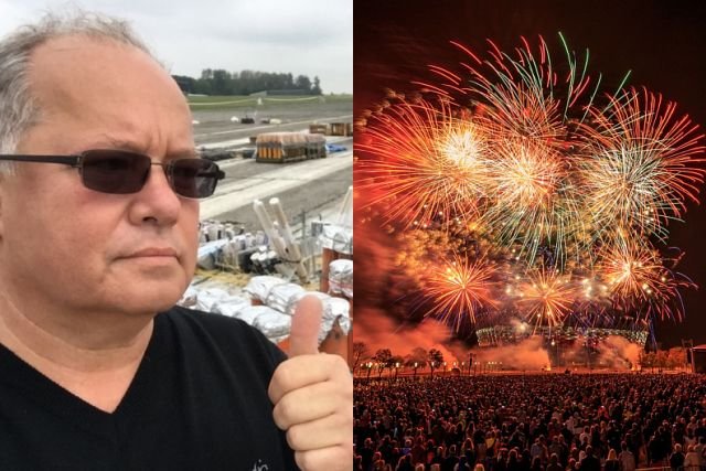 Ryszard Suzdalewicz, szef jednej z najlepszych polskich firm organizujacej pokazy pirotechniczne