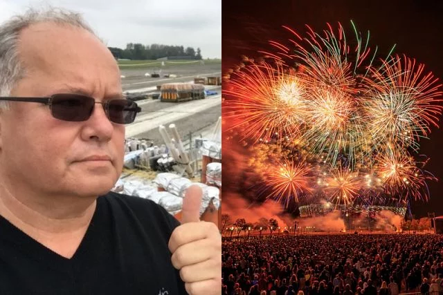 Ryszard Suzdalewicz, szef jednej z najlepszych polskich firm organizujacej pokazy pirotechniczne
