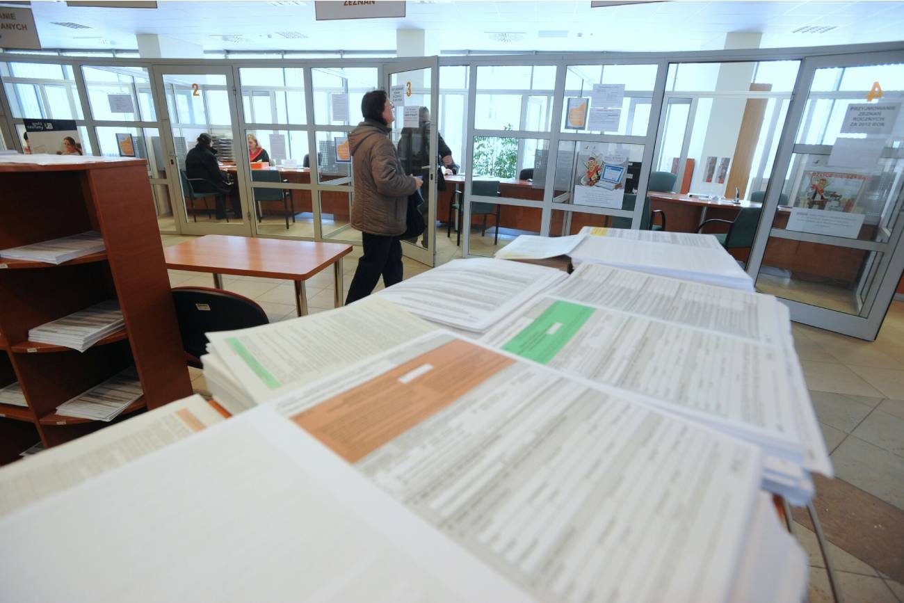 Formularze podatkowe w urzędzie skarbowym
