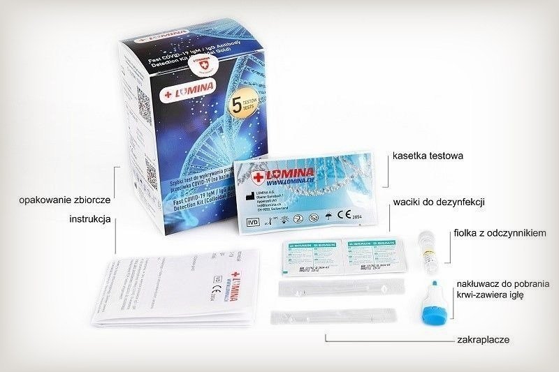 Test na przeciwciała z sieci drogerii i aptek Super-Pharm.