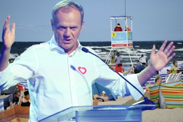 Donald Tusk wyliczył, ile za wyjazd nad morze zapłaci rodzina z Pułtuska.
